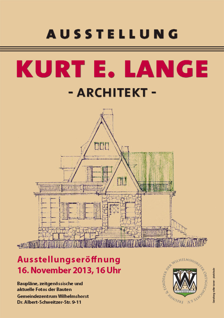 Plakat Kurt E. Lange
